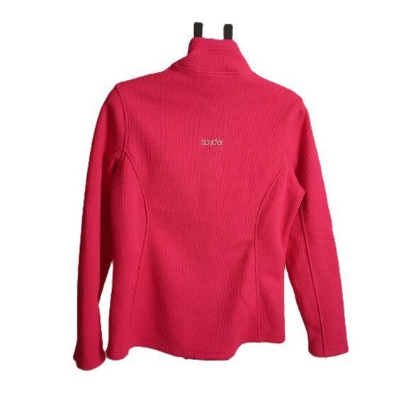 Spyder Endure Core Mid Weight Full Zip Sweater Jacket Pink Women’s Size L EUC - Picture 3 of 16